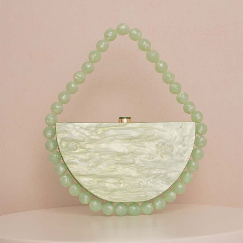 Nuova borsa da sera quadrata semplice in acrilico con stampa leopardata retrò in perle, pochette per donna_voghion.com