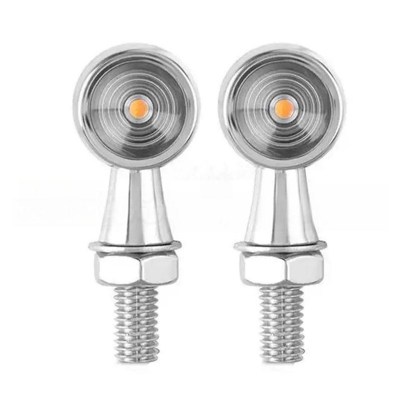 Für Harley Honda Suzuki 2PC Motorrad Mini LED Blinker Licht 12V 8mm Moto Anzeige Blinker Off-road Fahrzeug Singal Lampe_voghion.com