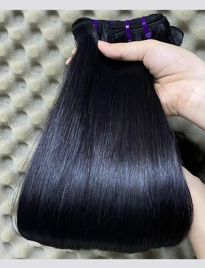 Super doudle disegnato un file trama di capelli osso dritto pacchi capelli umani_voghion.com