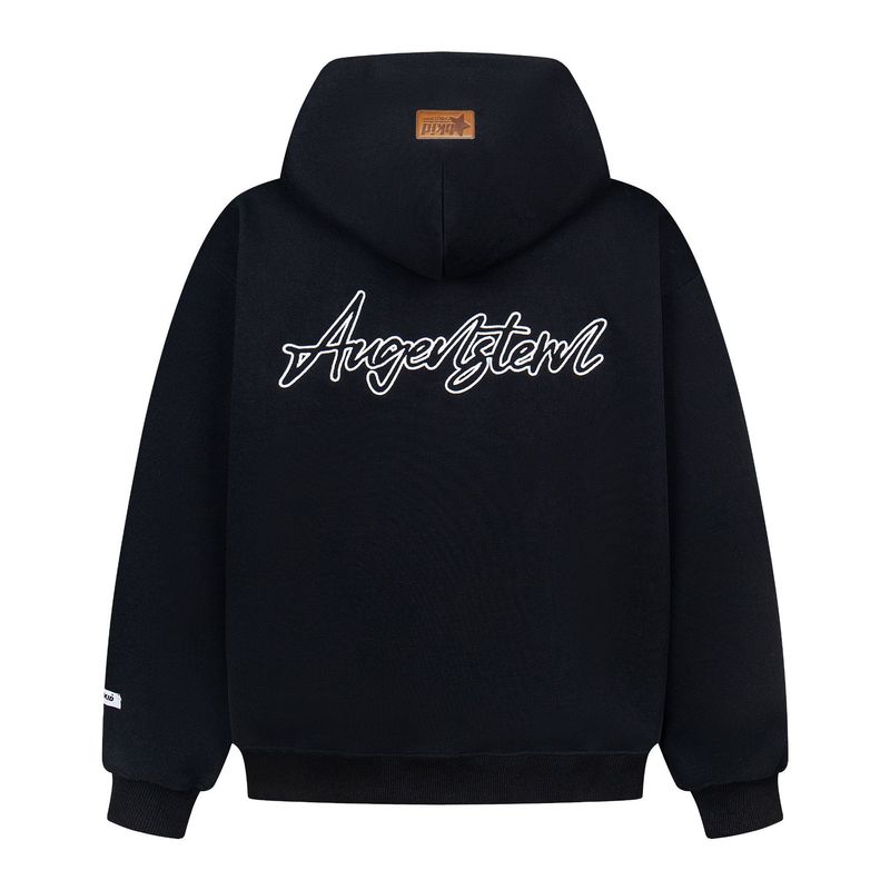 Amerikan Tarzı Sihirli Bant Tasarım Kapüşonlu Sweatshirt İlkbahar Sonbahar Bol Günlük Ceket Çift Kapüşonlu Trend_voghion.com