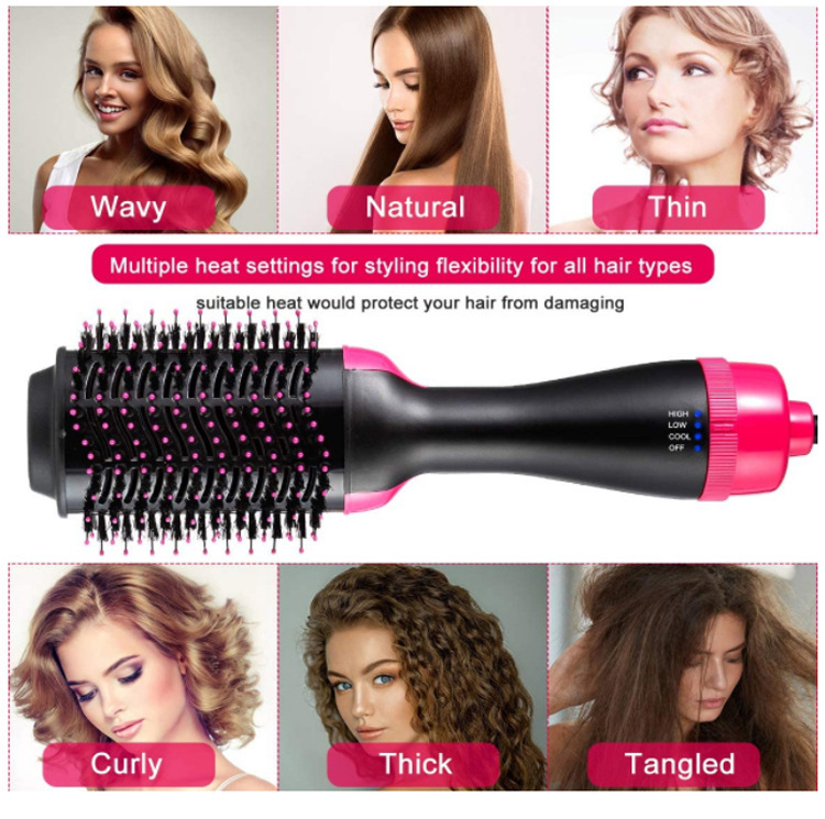 Spazzola per capelli riscaldante, piastra per capelli a riscaldamento rapido_voghion.com