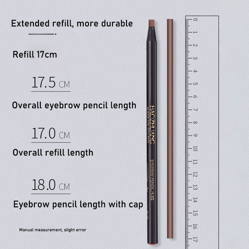 HAOZHUANG 8 Colors Pull Line Eyebrow Pencils With Soft Brush Waterproof Long Lasting Permanent Makeup Tattoo Accessories_voghion.com