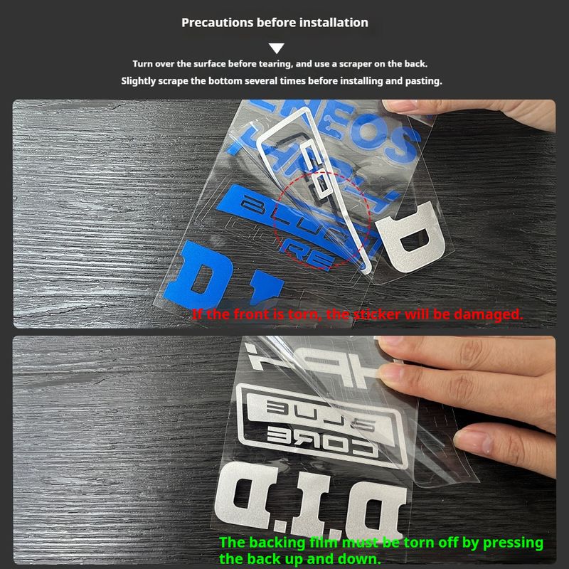 Suitable For Honda Click Series V2/V3 Waterproof Reflective Wheel Stickers, Modified Motorcycle Personalized Decoration_voghion.com