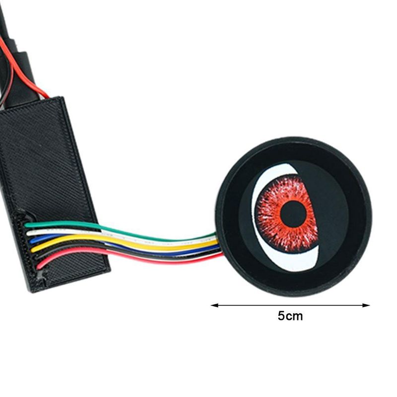 2 set di 9 auto elettriche, logo Devil's Eye Blink, possono essere installate tramite USB su qualsiasi modello con foro_voghion.com