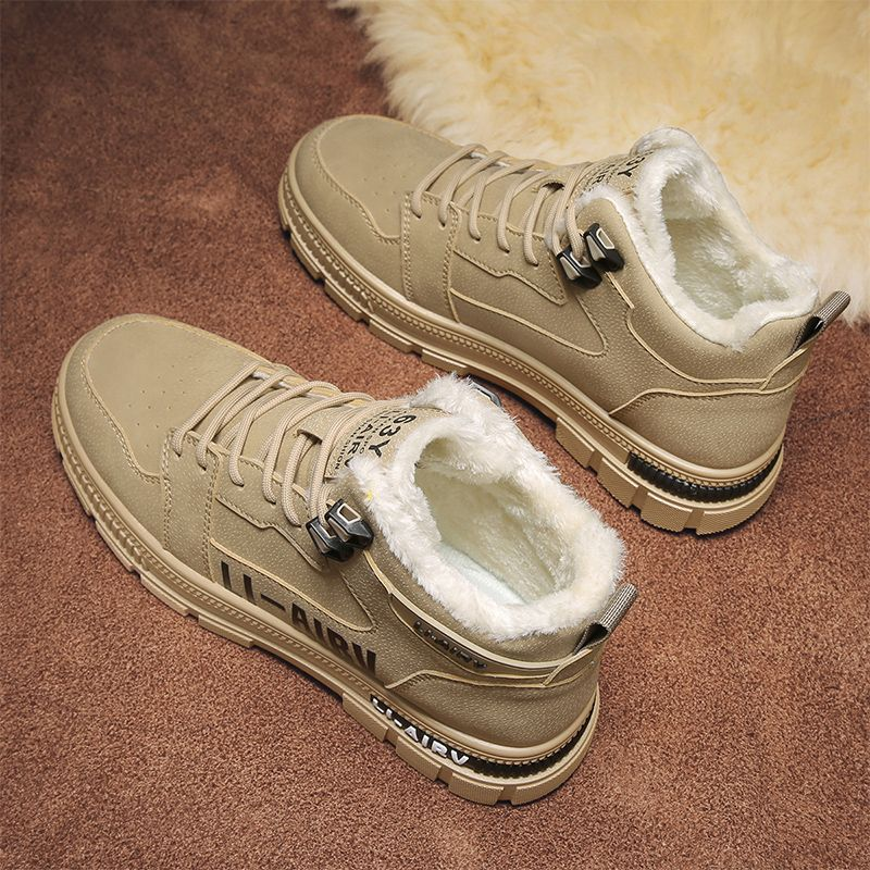 2023 Autumn/Winter Martin Boots with plush and thick snow resistant soft leather for warm mountaineering_voghion.com