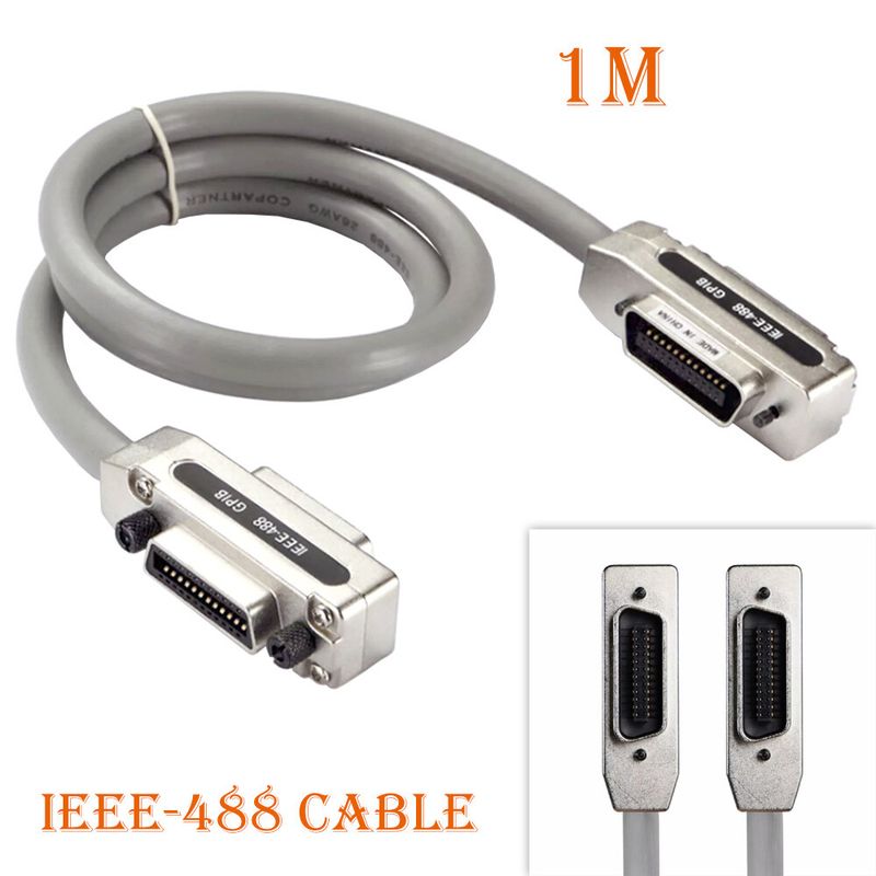 Adaptateur de câble IEEE-488, connecteurs de lignes de transmission de câbles GPIB et de lignes de données_voghion.com