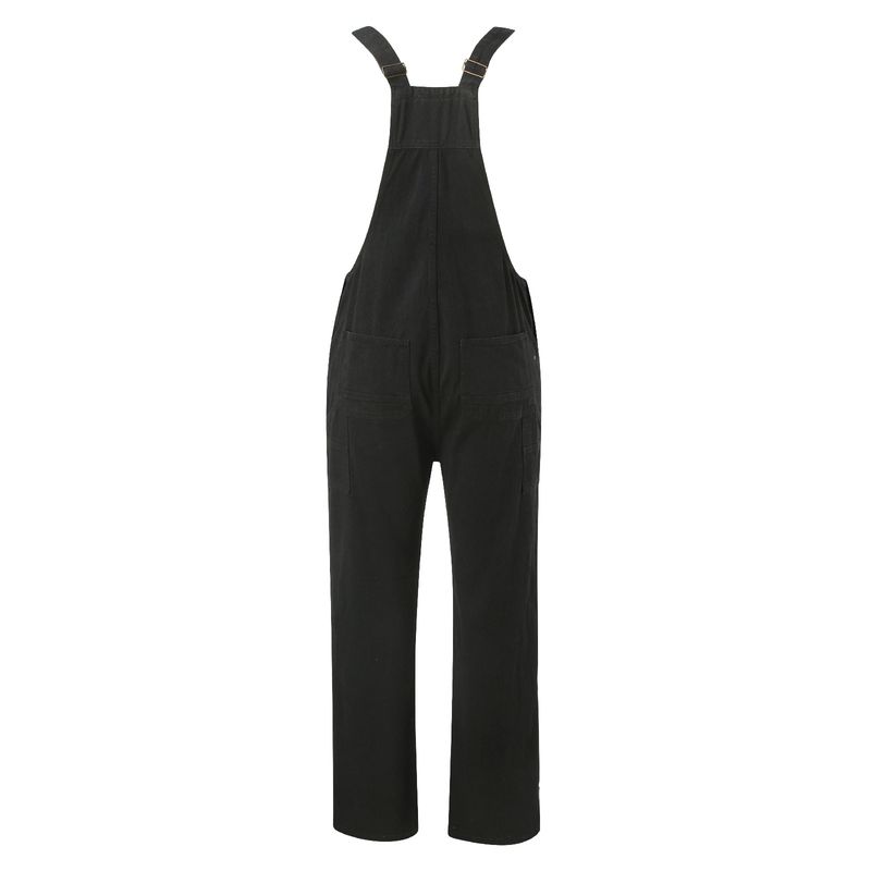 Erkek Giyim Kot Tulum Yırtık Kot Kargo Pantolon_voghion.com