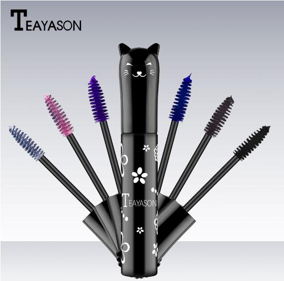 TEAYASON Color Mascara Blue Purple Pink White Purple Sapphire Coffee does not stain easily_voghion.com