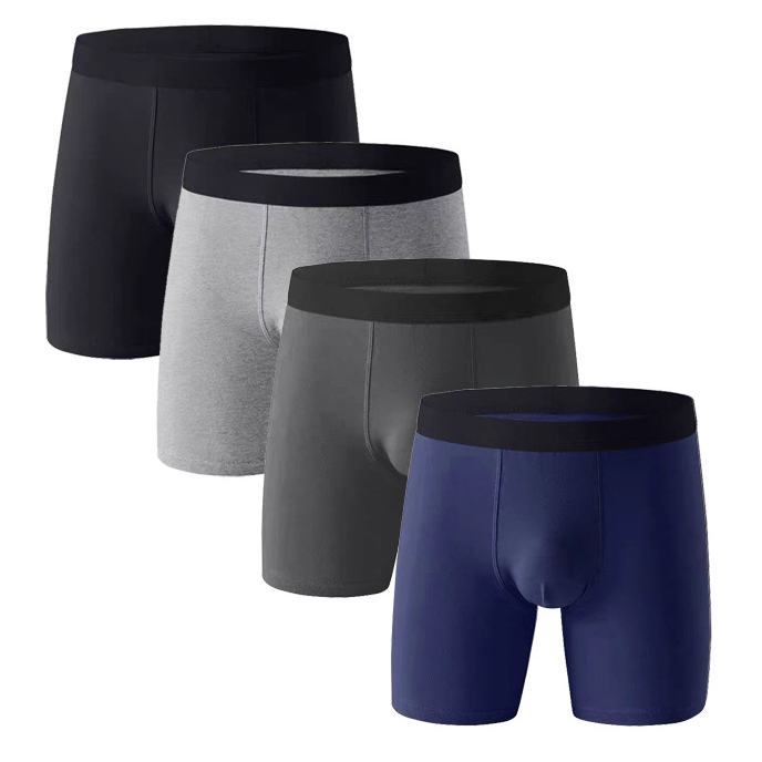 underwear Men's Sports Boxer Shorts Foreign Trade European And American Code Length Terms Cross Border Hot Items_voghion.com