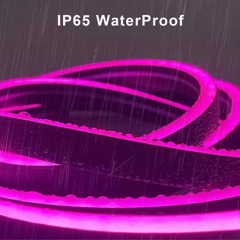 5V RGB LED Neon Strip Light With Bluetooth & IR Remote, Waterproof Flexible Decorative Ambient Lighting For Indoor Use_voghion.com