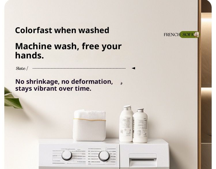 Chenille-Sofakissenbezug – Hochwertiges, rutschfestes Einteiler-Design (Vintage-Grün, Creme, Beige und mehr)_voghion.com