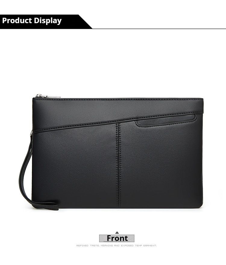 Neue Clutch aus PU-Leder für Herren – weiche, wasserdichte Business-Handy-Geldbörse, hochwertige, modische Handtasche und trendiger Organizer für Berufstätige_voghion.com