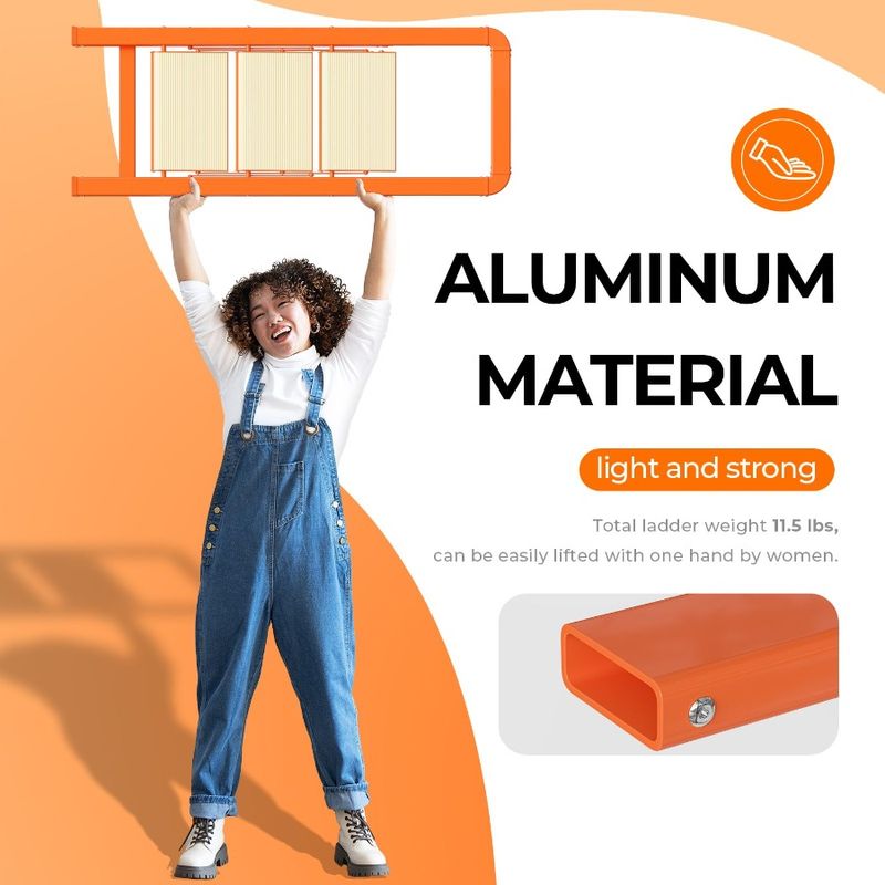 Aluminum Lightweight Ladder Foldable In_voghion.com