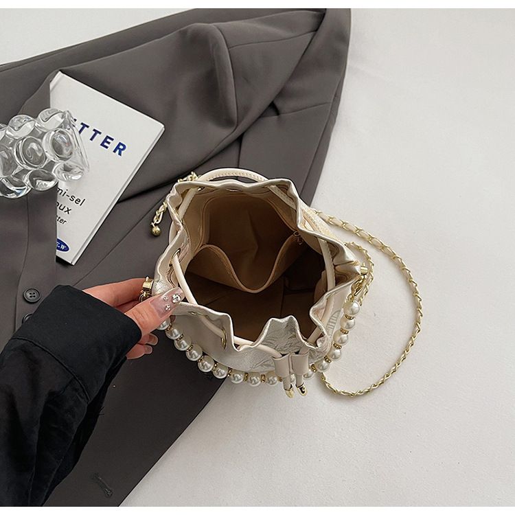 Nuovo secchiello ricamato, piccolo vento profumato, catena di perle, Hanfu portatile in stile cinese, borsa a tracolla con una sola spalla_voghion.com