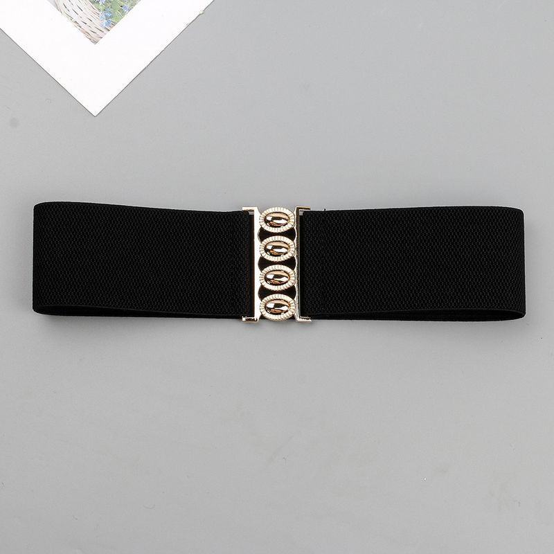 Unisex Elastic elastic Belt Accessories Belt Simple wide waist cover decorative dress accessories waist_voghion.com