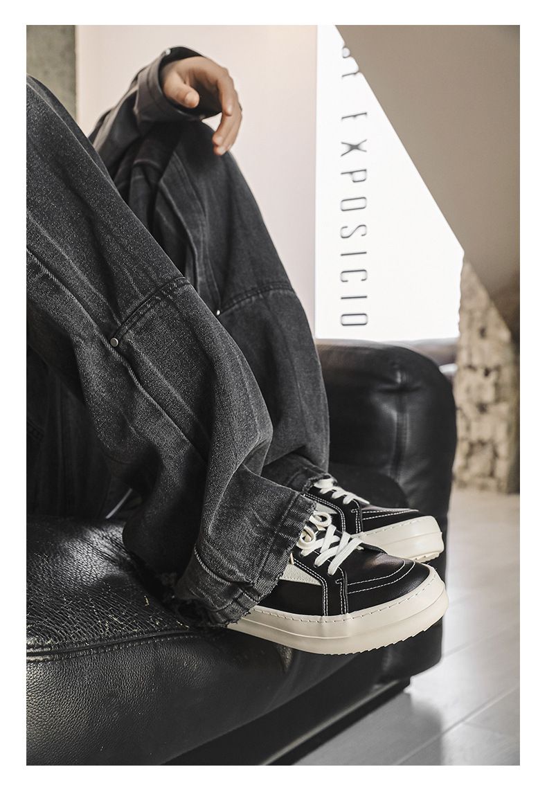 Häreschong Stil Nisch High Street Moud Mark Häreschong Trendy Sport Lieder Villfälteg Casual Turnschong Männer X163_voghion.com