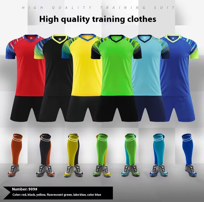 Rapid Running Speed, Dry Clothes Students, Short Sleeved Sportswear, Jerseys For Competitions, Football Uniforms, Men's_voghion.com