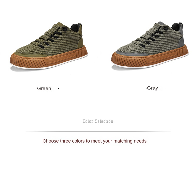 New Autumn And Winter High-top Cotton Shoes, Casual Shoes, Trendy Shoes, And Board Shoes_voghion.com
