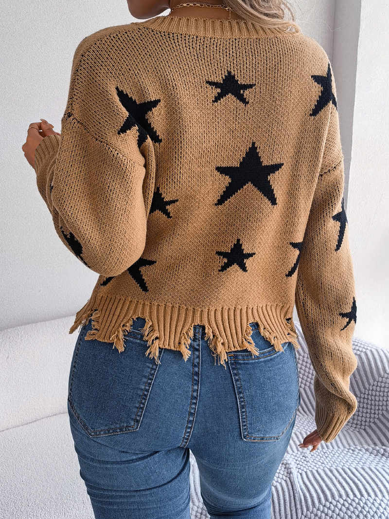 Women's 2023 Winter Sweaters Oversized Turtleneck Long Sleeve Chunky Knitted Tunic Pullover Tops_voghion.com