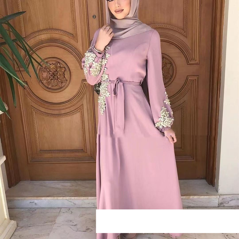 Neues muslimisches Robenkleid aus dem Nahen Osten für Frauen, großes, langärmliges Hui-Gebetskleid, Dubai-Roben-Damenbekleidung_voghion.com