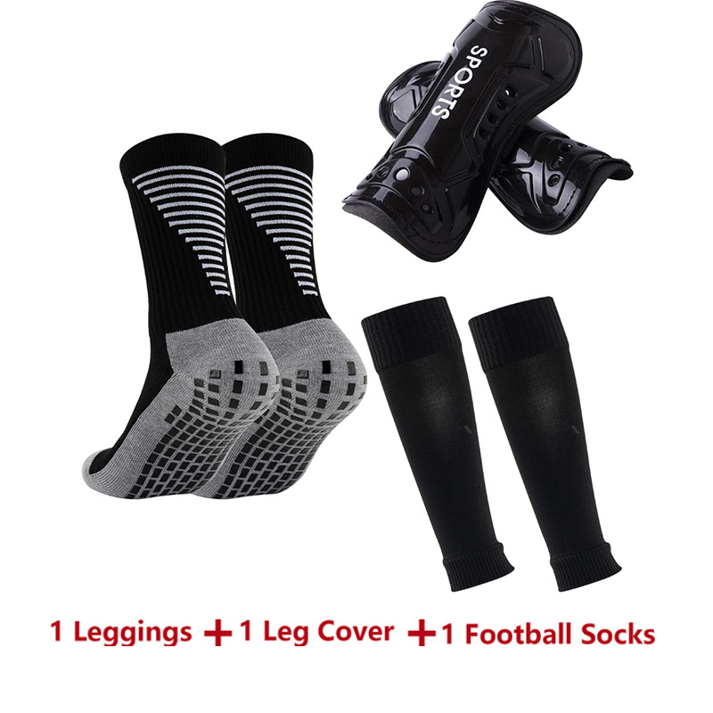 Calzini da calcio con suola in asciugamano ispessita per adulti, combinazione di calzini adesivi antiscivolo da uomo e da donna, scaldamuscoli_voghion.com