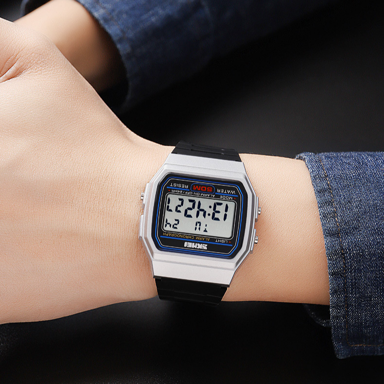 Herenhorloge Multifunctioneel Outdoor Waterdicht Elektronisch Horloge Trend Glow-in-the-dark Elektronisch Horloge_voghion.com