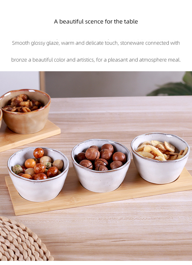 Neu Nordic Stil Keramik Schüssel Und Teller Set Haushalt High-End Küche Snack Sauce Platte Set_voghion.com