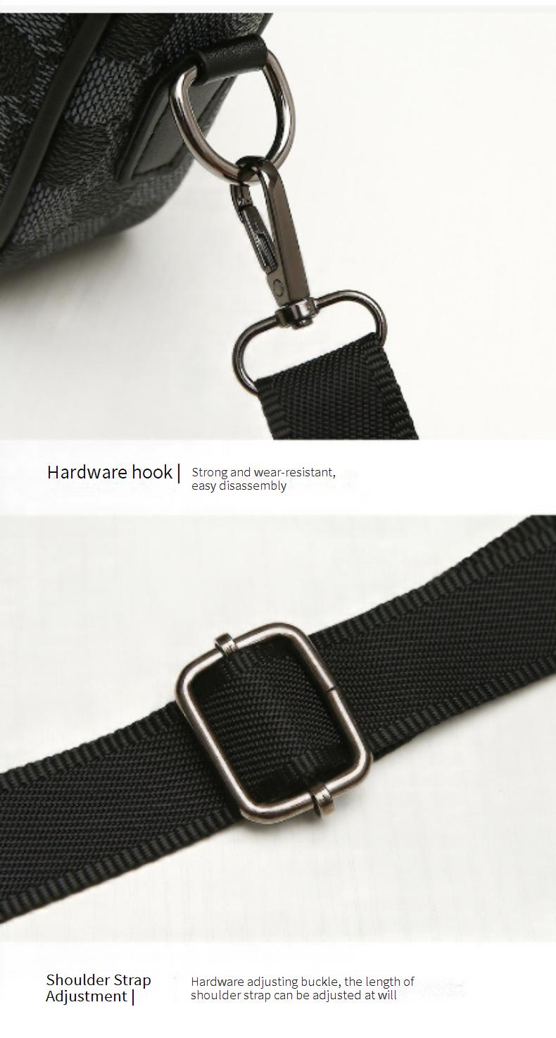 Bolsa transversal casual masculina - Mochila pequena e estilosa (leve, resistente à água, perfeita para uso diário e ao ar livre)_voghion.com