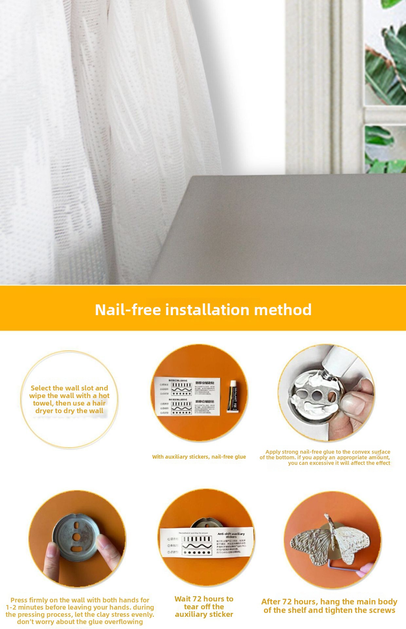 Masif Bakır Duvar Kancası - Dekoratif Hayvan ve Çiçek Desenleri, Matkapsız Yapışkan Montaj, 10 kg Ağır Hizmet Tipi (Melek/Geyik/Tüy/Gergedan/Ayçiçeği)_voghion.com