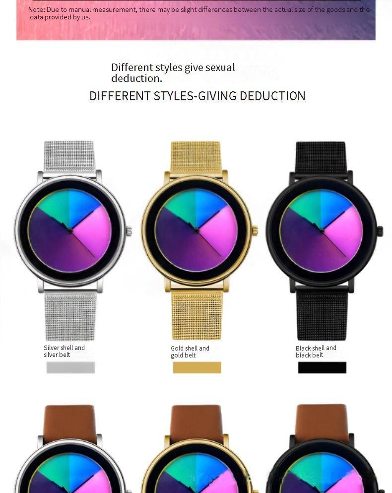 Cross Border Foreign Trade New Color Changing Watch Waterproof Fashion High End Niche Ladies Student Quartz Watch Hot Wholesale_voghion.com
