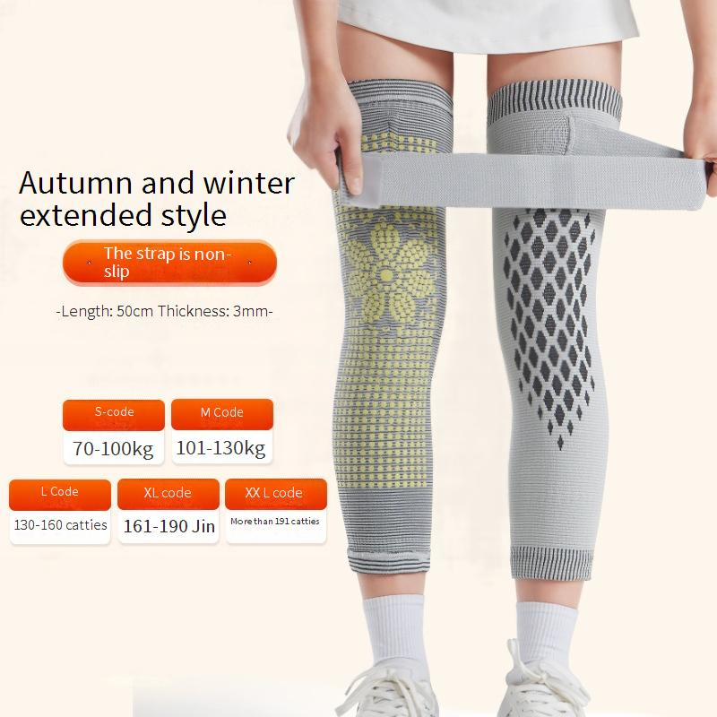 Ginocchiera elastica premium con cinghie regolabili e terapia con artemisia - Supporto per corsa, ciclismo, escursionismo e sollievo dal dolore articolare - Design unisex_voghion.com