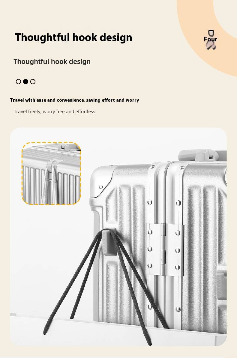 Valise robuste avec cadre en aluminium ABS et PC, serrure TSA et roulettes pivotantes à 360° – Bagage cabine 20 po, bagage en soute 24 po et 26 po (noir/blanc/argenté/bordeaux)_voghion.com