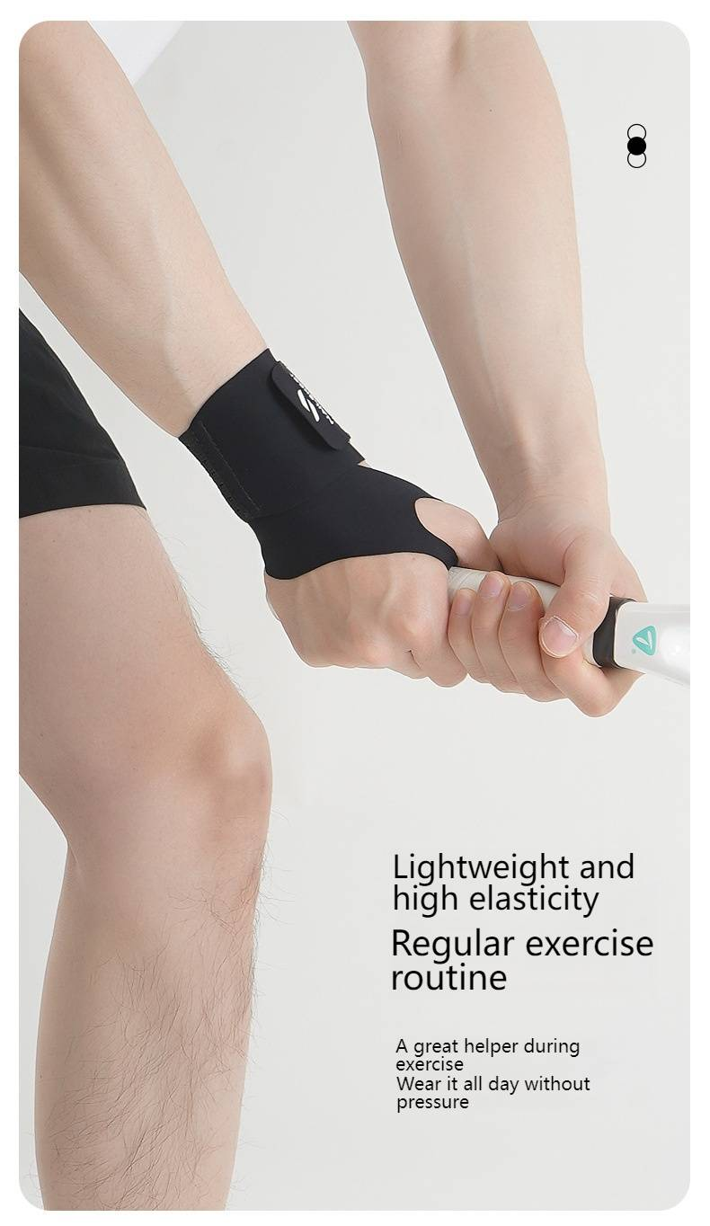 Unisex Breathable Wrist Support Brace For Sports & Daily Use - Lightweight, Adjustable & Sweat-Wicking - Ideal For Tennis, Gym, Carpal Tunnel_voghion.com