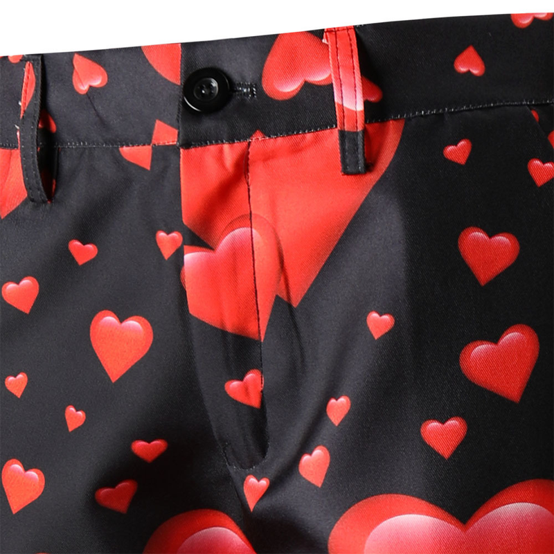 Herrenbekleidung, Valentinstag, lässig, 3D-gedruckt, Anzug, Weste, Anzug, 3-teiliges Set_voghion.com