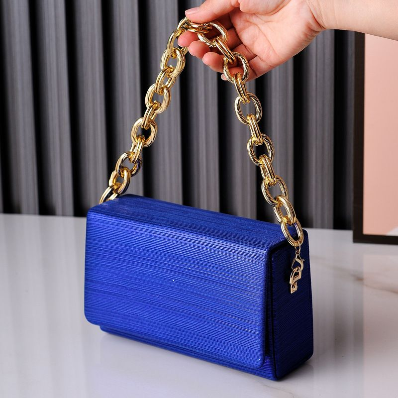 borsa da sera versatile di alta qualità con catena speciale quadrata, borsa a tracolla semplice_voghion.com