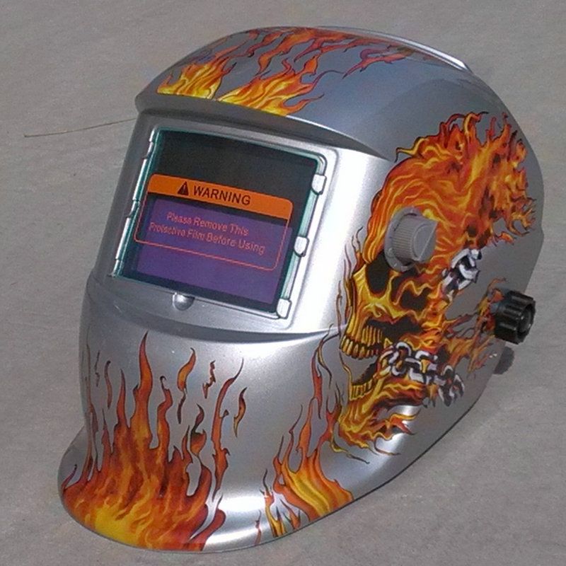 Casco per saldatura antiriflesso con taglio laser ad arco di argon leggero e oscurante automatico LazyZoom montato sulla testa_voghion.com