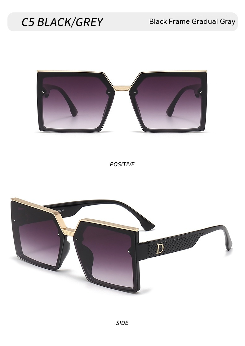 15089 occhi di gatto alla moda da donna, occhiali da sole di fascia alta, personalizzati, resistenti ai raggi UV e alla moda_voghion.com