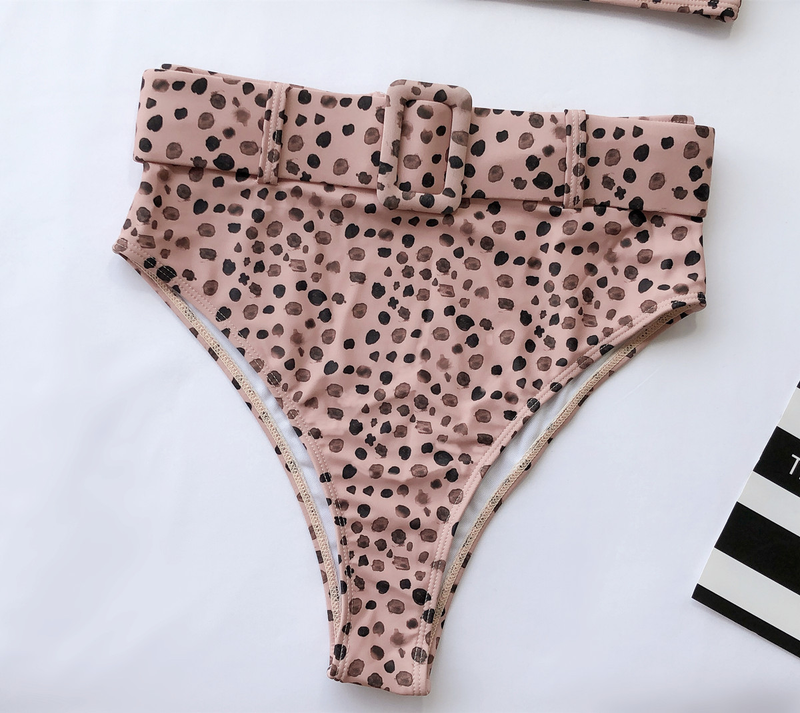 Swimsuit popular bikini swimwear high waist printed swimsuit _voghion.com