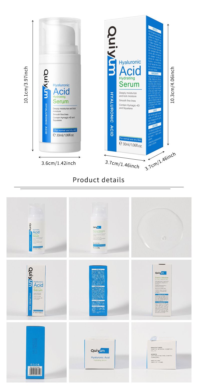 Serum QUIYUM Hyaluronic Acid Essence Hyaluronic Acid Spray Hydrating Repair Stock Solution 30ml_voghion.com