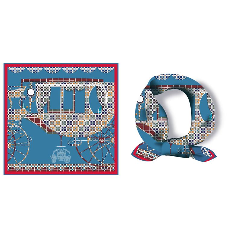 New Style Printed Wind Carriage Square Simple Decoration Professional Small Scarf_voghion.com