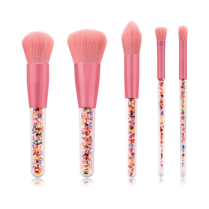 5 pennelli per trucco caramelle, pennello per cipria, pennello per fiamma, set di strumenti di bellezza_voghion.com