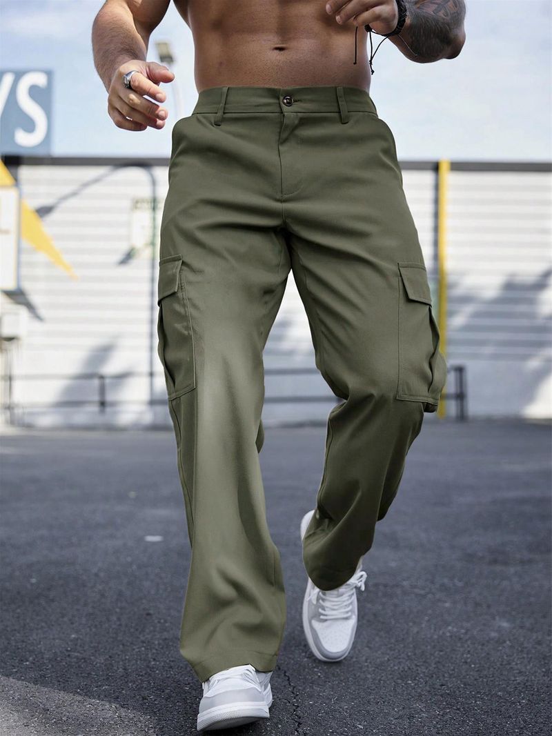 Neue Herren-Arbeitskleidung, Freizeithose, Multi-Pocket-Hose, geeignet für den täglichen Gebrauch_voghion.com