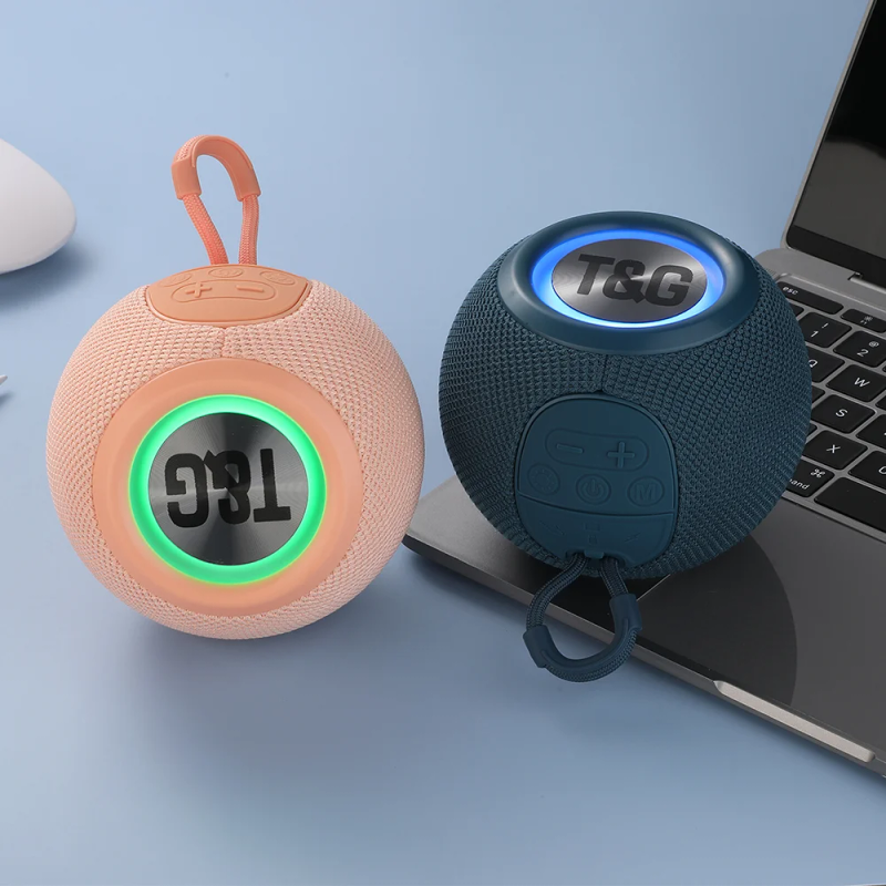 TG337 Bluetooth-høyttaler Bærbar TWS Trådløs Mini Bass Boombox LED-høyttaler IPX7 utendørs musikkspillerstøtte BT AUX FM TF_voghion.com