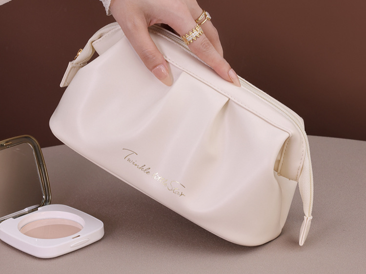 Damentaschen Rose Story PU wasserdichte Kosmetiktasche große Kapazität hochwertige Reise kleine tragbare weibliche tragbare Ins-Stil Clutch_voghion.com