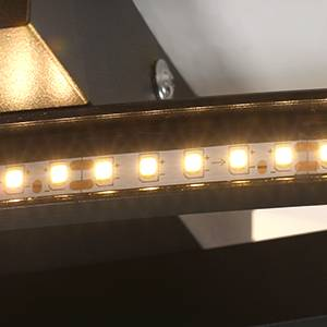 GOECO Schwarze Aluminium-Wandleuchte, modernes Design, warmes Licht 3000 K, 27 W, ideal für die Inneneinrichtung_voghion.com