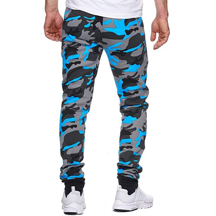 Casual Trousers Colorful Men Pants Anti-shrink Camouflage Jogger Trousers Pockets_voghion.com