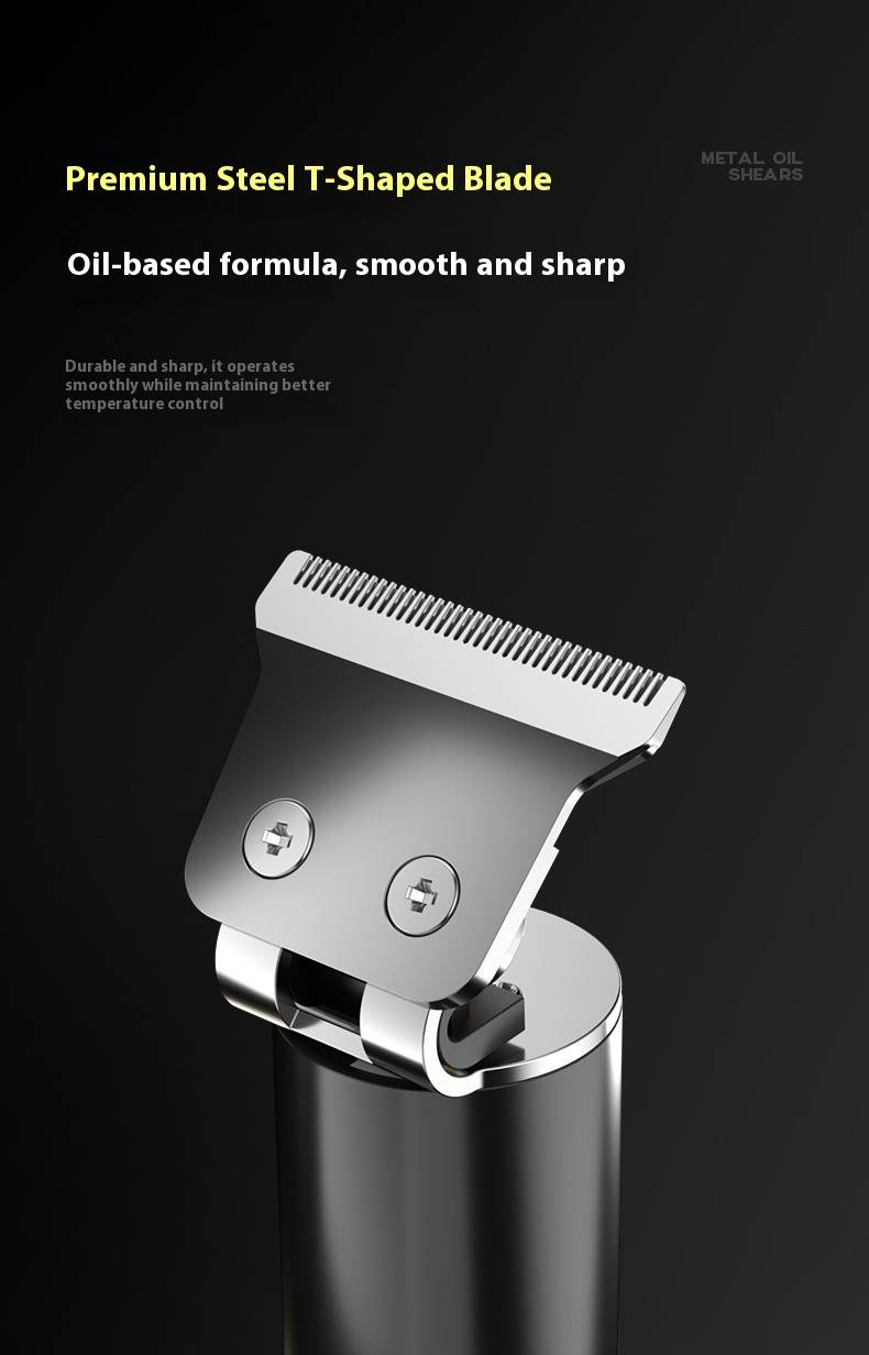 Professioneller Haarschneider – Kabelloser Trimmer aus Titan mit LCD-Display, ultraleisen Motor und Schnellladung Typ C für Männer, Frauen und Haustiere_voghion.com