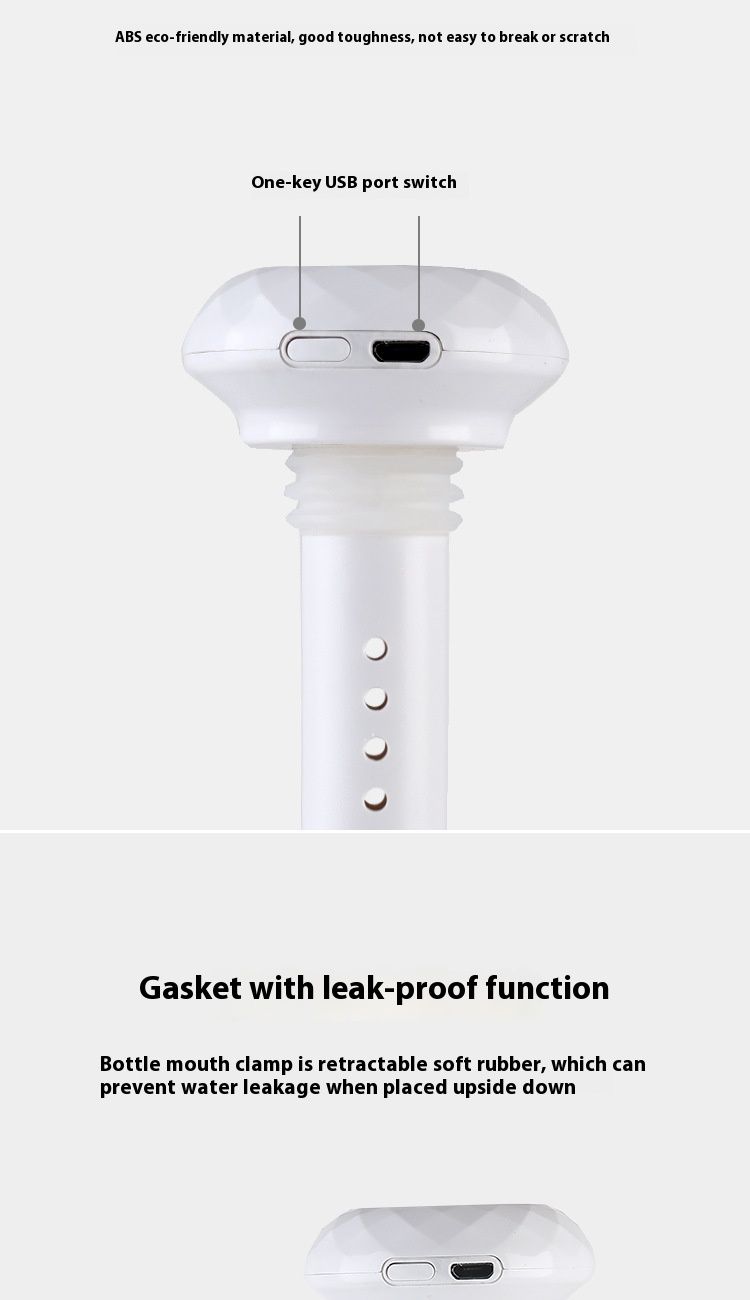 Mini-luchtbevochtiger - USB- en auto-aangedreven ultrasone luchtbevochtiger met 0,5L-tank, stille werking van 36 dB voor kleine ruimtes (wit/roze/blauw)_voghion.com