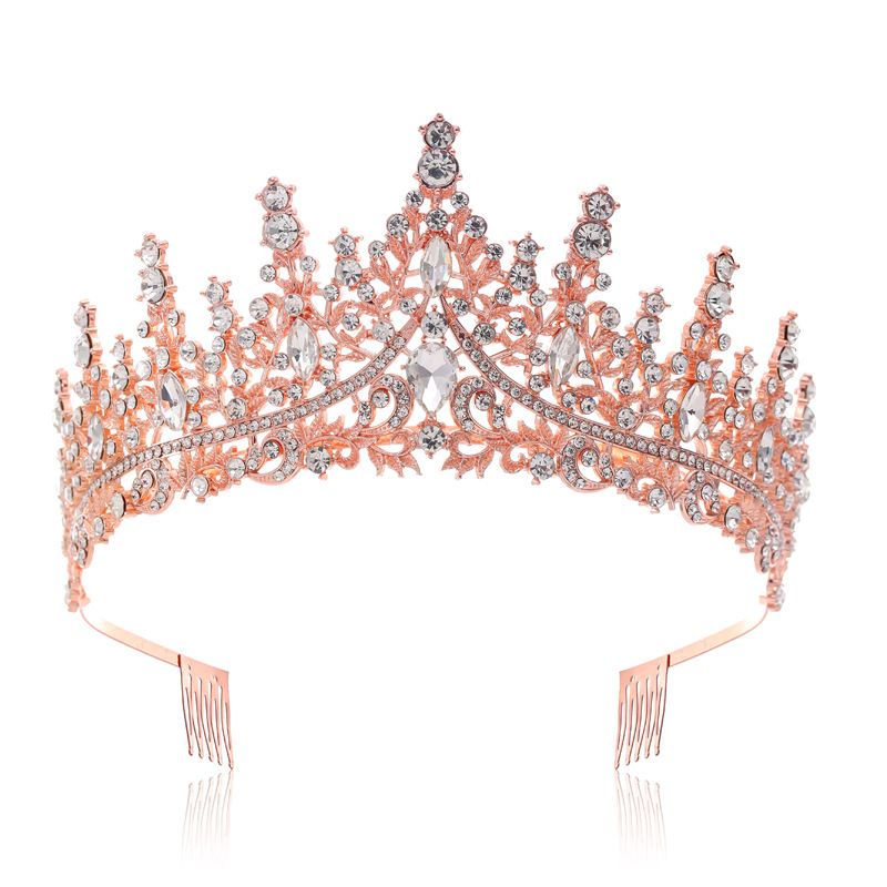 Hochzeit Kopfbedeckung Haar Zubehör Bankett Abend Haar Krone_voghion.com