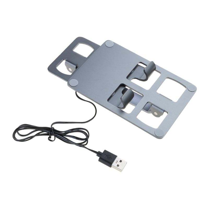 Portable Fan Heat Dissipation For Cellphone Tablet Holder Cooling Stand Support H8WD_voghion.com